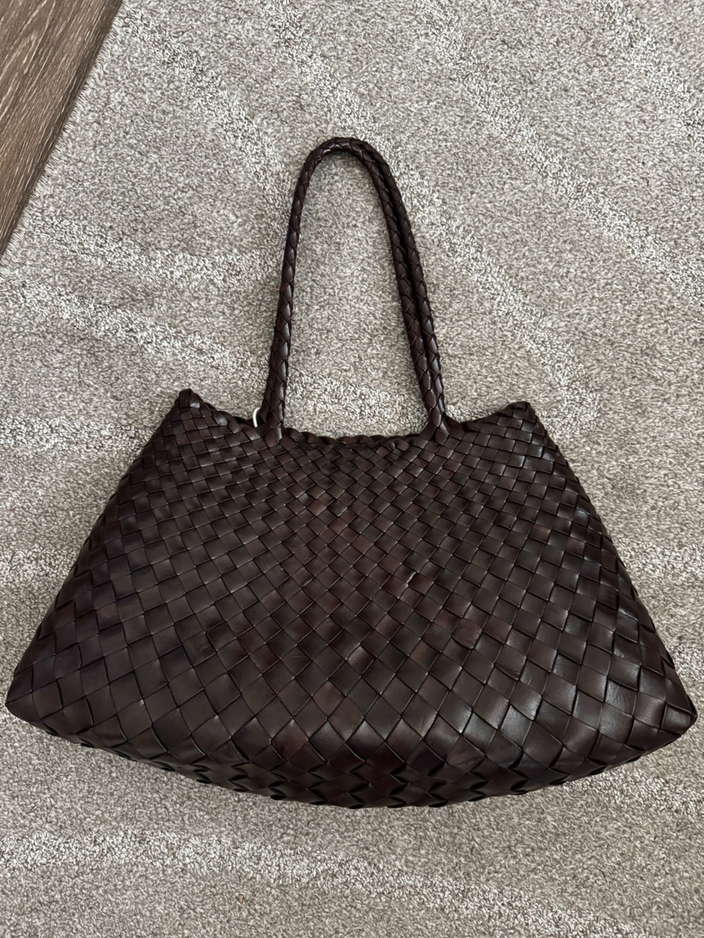 NWT Dragon Diffusion Santa Croce Big In Dark Brown - Picture 2 of 5